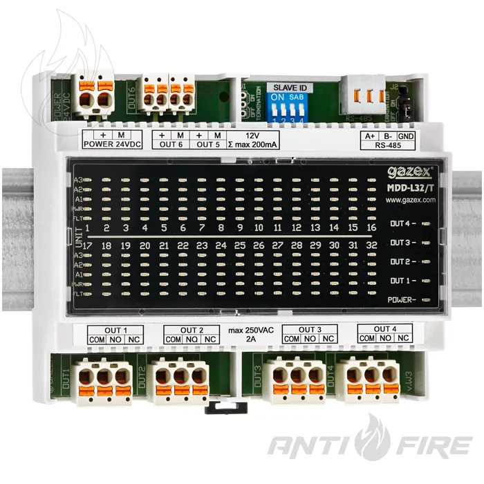 Адресний блок візуалізації та керування MDD-L32/T GAZEX 