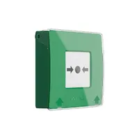 Кнопка тривожна Ajax ManualCallPoint Green Jeweller — Пожежні кнопки