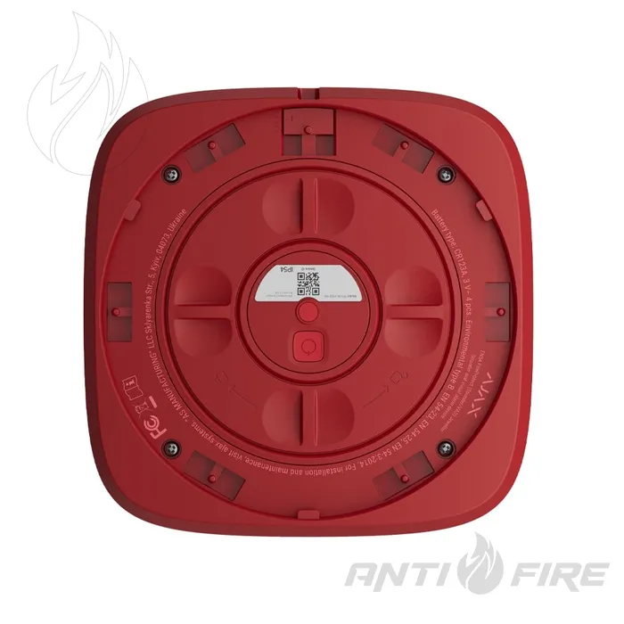 Пожежний оповіщувач Ajax EN54 FireProtect Sounder VAD Jeweller red  (фото 5)