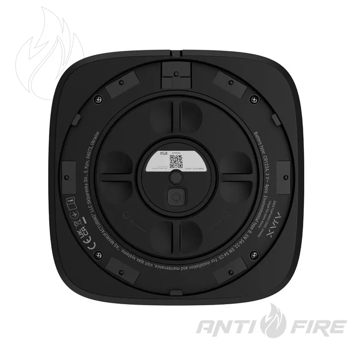 Пожежний оповіщувач Ajax EN54 FireProtect VAD Jeweller black  (фото 5)