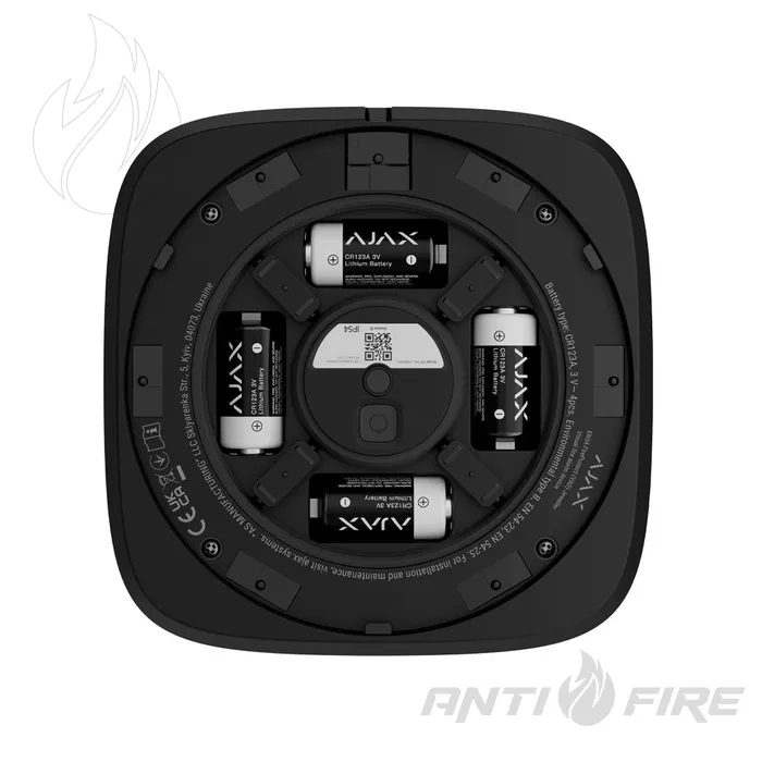 Пожежний оповіщувач Ajax EN54 FireProtect VAD Jeweller black  (фото 6)
