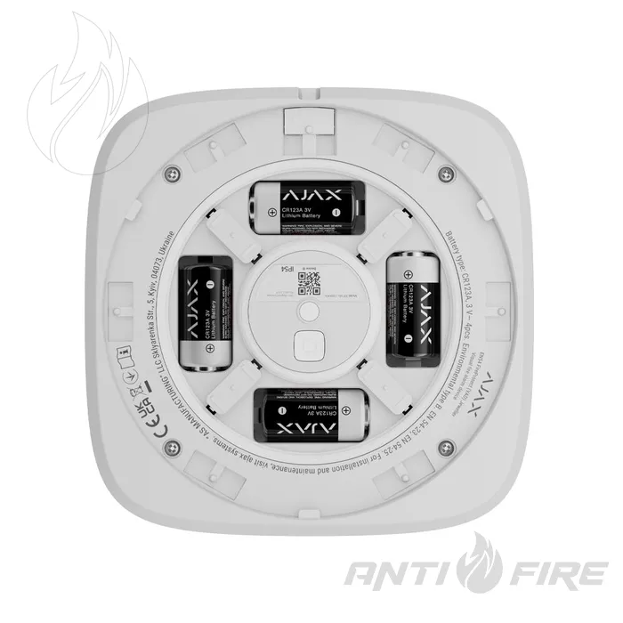Пожежний оповіщувач Ajax EN54 FireProtect VAD Jeweller white  (фото 6)