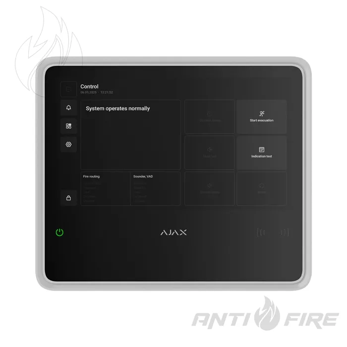 ППКП Ajax EN54 Fire Hub Jeweller white 