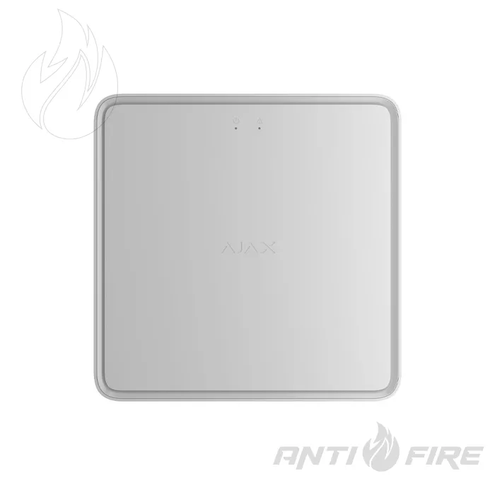 Ретранслятор Ajax EN54 Fire ReX Jeweller white для пожежної сигналізації 