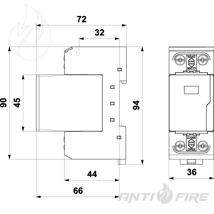 Ограничитель перенапряжения УЗИП SALTEK FLP-B+C MAXI V/1  (фото 2)