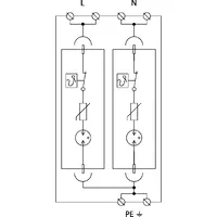 Ограничитель перенапряжения УЗИП SALTEK  FLP-B+C MAXI V/2 thumb-3