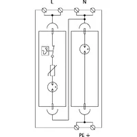 Ограничитель перенапряжения УЗИП SALTEK FLP-B+C MAXI V/1+1 thumb-3