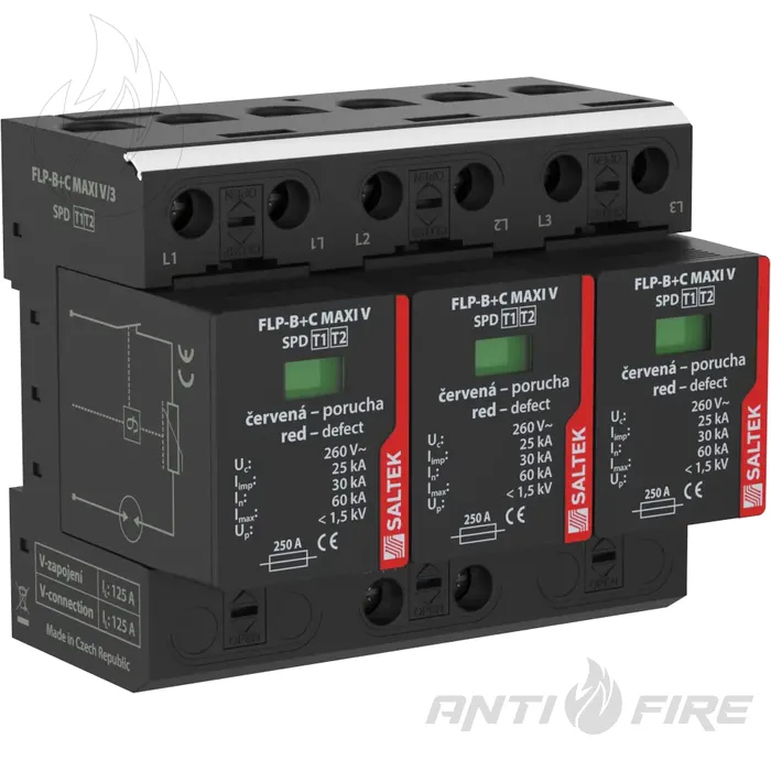 Ограничитель перенапряжения УЗИП SALTEK FLP-B+C MAXI V/3 