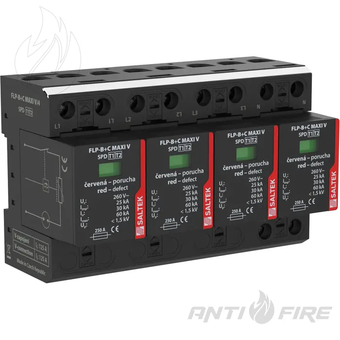 Ограничитель перенапряжения УЗИП SALTEK FLP-B+C MAXI V/4 