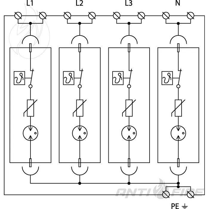 Ограничитель перенапряжения УЗИП SALTEK FLP-B+C MAXI V/4  (фото 3)
