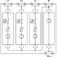 Ограничитель перенапряжения УЗИП SALTEK FLP-B+C MAXI V/3+1 thumb-3