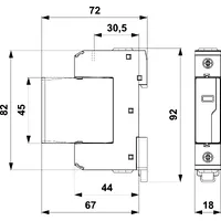 Ограничитель перенапряжения УЗИП SALTEK SLP-275 V/1 thumb-2