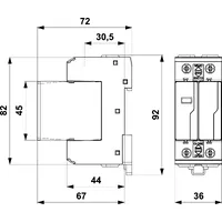 Ограничитель перенапряжения УЗИП SALTEK SLP-275 V/1+1 thumb-2