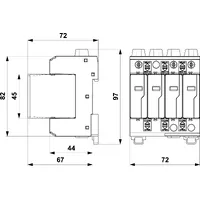 Ограничитель перенапряжения УЗИП SALTEK FLP-PV550 V/U thumb-2