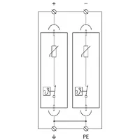 Обмежувач перенапруги ПЗІП SALTEK SLP-PV500 V/U thumb-3