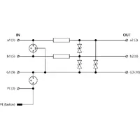 Ограничитель перенапряжения УЗИП SALTEK BDM-024-V/1-FR1 thumb-3