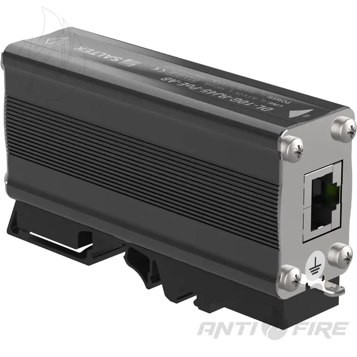 Обмежувач перенапруги ПЗІП SALTEK DL-10G-RJ45-PoE-AB. Захист мереж Ethernet та інформаційних ліній 