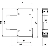 Ограничитель перенапряжения УЗИП SALTEK DP-024-25 thumb-2