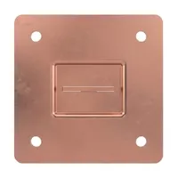 Металевий тримач дроту d8мм, висота 100мм з гвинтом, мідь (ND2136CU) ДКС Jupiter thumb-4