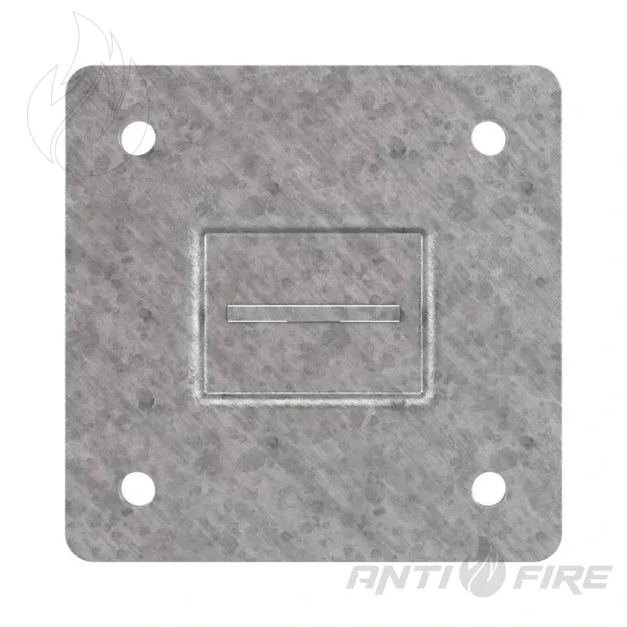 Металевий тримач дроту d8мм, висота 100мм з гвинтом, сталь оцинкована (ND2136ZC) ДКС Jupiter  (фото 4)