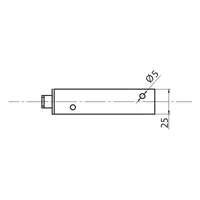 Кутовий тримач дроту, 100х100х25мм, сталь гарячого цинкування (ND2251) ДКС Jupiter thumb-3