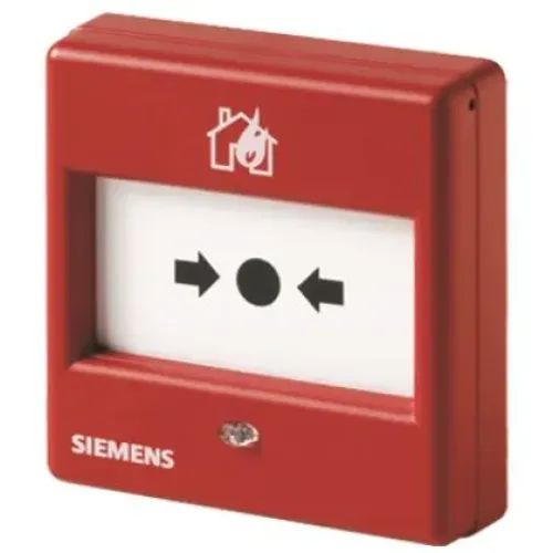 Извещатель пожарный ручной Siemens FDM 1101A-RG, со стеклом 