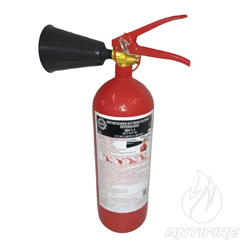 Огнетушитель углекислотный автомобильный Рубеж ВВК-1,4 (ОУ-2) 