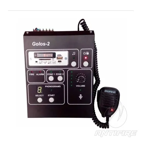Пульт мовленевого оповіщення "GOLOS-2" 