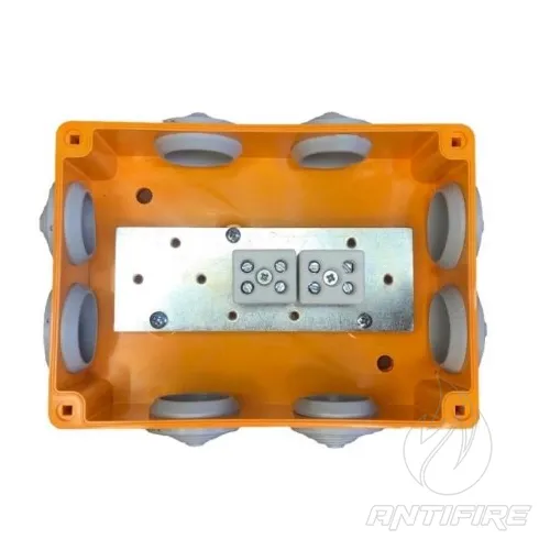 Коробка розподільча (комутаційна) вогнестійка, для кабельних мереж, типу "КРОМА" модель КП-02-90 К4/4" 