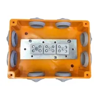 Коробка розподільча (комутаційна) вогнестійка, для кабельних мереж, типу "КРОМА" модель КП-02-90 К6/6" — Монтажні коробки 