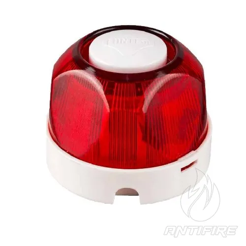 Оповіщувач пожежний звуковий типу "ДУЕТ" з функцією візуального світлового індикатора С-09С-12/24 