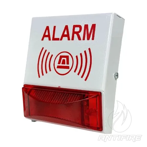 Оповіщувач пожежний звуковий, з функцією візуального світлового індикатора "Гном-2" 