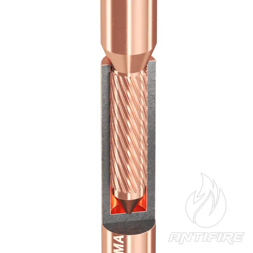 Стержень для заземления омедненный D17,2 1,5 метра (StCu)  (фото 2)