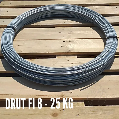 501081 Дріт оцинкований Ø 8мм (StZn)  (фото 2)