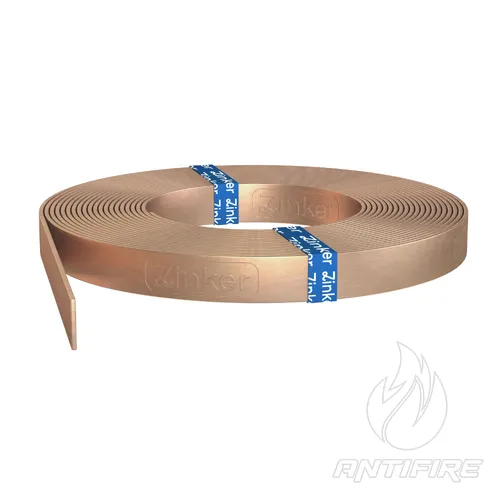 506254 Смуга обміднена сталева 25х4 мм (бухта 30 м) (St/Cu) 