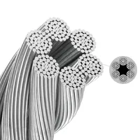 Трос сталевий оцинкований D10 мм 6х37, бухта 100 метрів (StZn) thumb-2