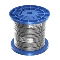 Трос сталевий оцинкований D10 мм 6х37, бухта 100 метрів (StZn) thumb-4