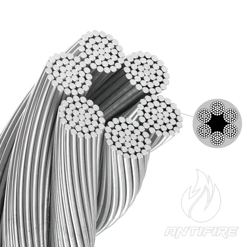 Трос сталевий оцинкований D10 мм 6х37, бухта 100 метрів (StZn)  (фото 2)