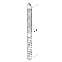 910165 Шпилька двогвинтова з torx М8 L160 thumb-2