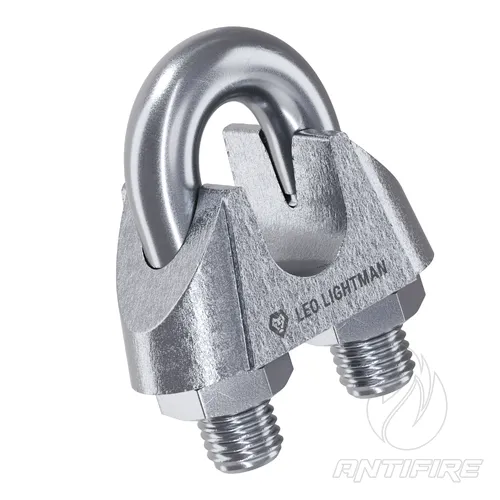 Затискач для троса D10 мм DIN741 (StgZn) 