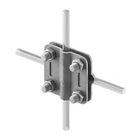 202011 З'єднувач Cross для дроту 2 пл. (StZn) — З'єднувачі