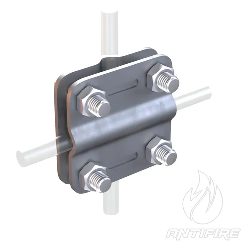 202011 З'єднувач Cross для дроту 2 пл. (StZn)  (фото 2)