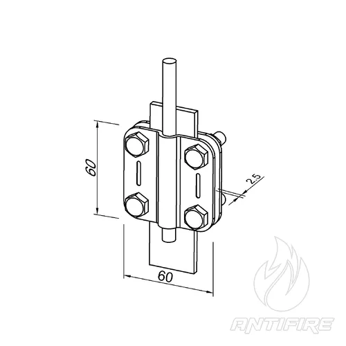 203011 З'єднувач Contra 2 пл. (StZn)  (фото 3)