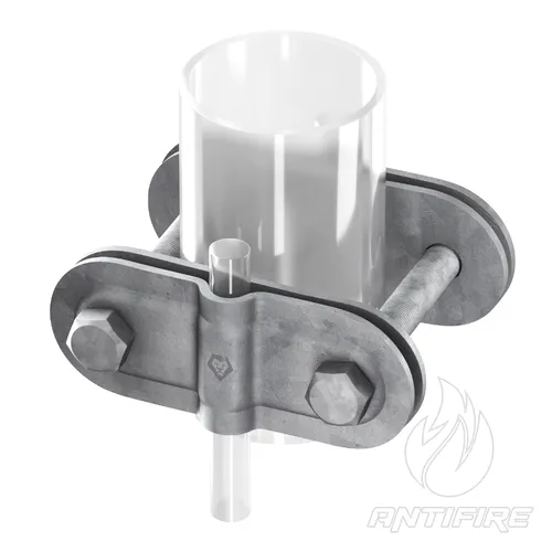 216111 З'єднувач до труби D30-40 з 2 приєднаннями (StZn) 