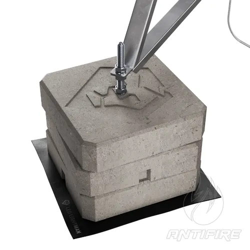 Блискавкоприймач на тринозі для ESE 5 м (Ni)  (фото 10)