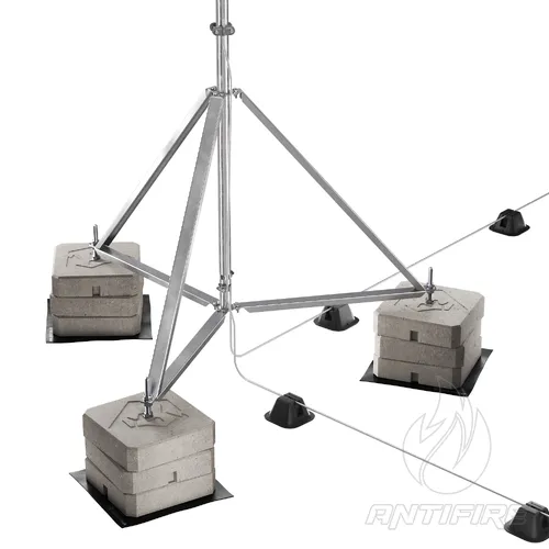 Блискавкоприймач на тринозі для ESE 5 м (Ni)  (фото 7)