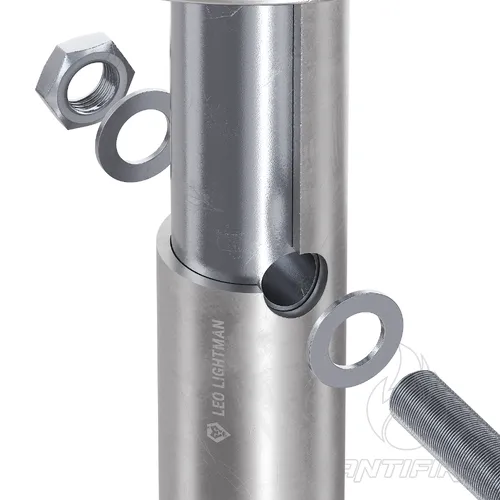 Блискавкоприймач на тринозі для ESE 4 м (Ni)  (фото 6)