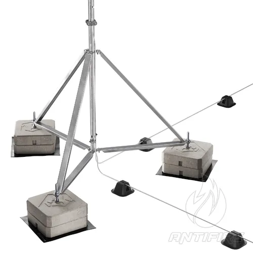 Блискавкоприймач на тринозі для ESE 4 м (Ni)  (фото 8)