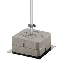 Блискавкоприймач з бетонною основою 4 м (Al) thumb-2