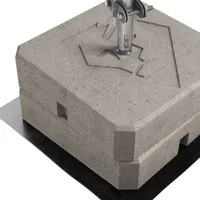 Блискавкоприймач з бетонною основою 4 м (Al) thumb-4